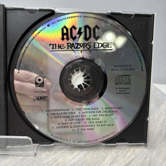 Razor's Edge by AC/DC (CD, Sep-1990, Atco (USA)) - Picture 4 of 4